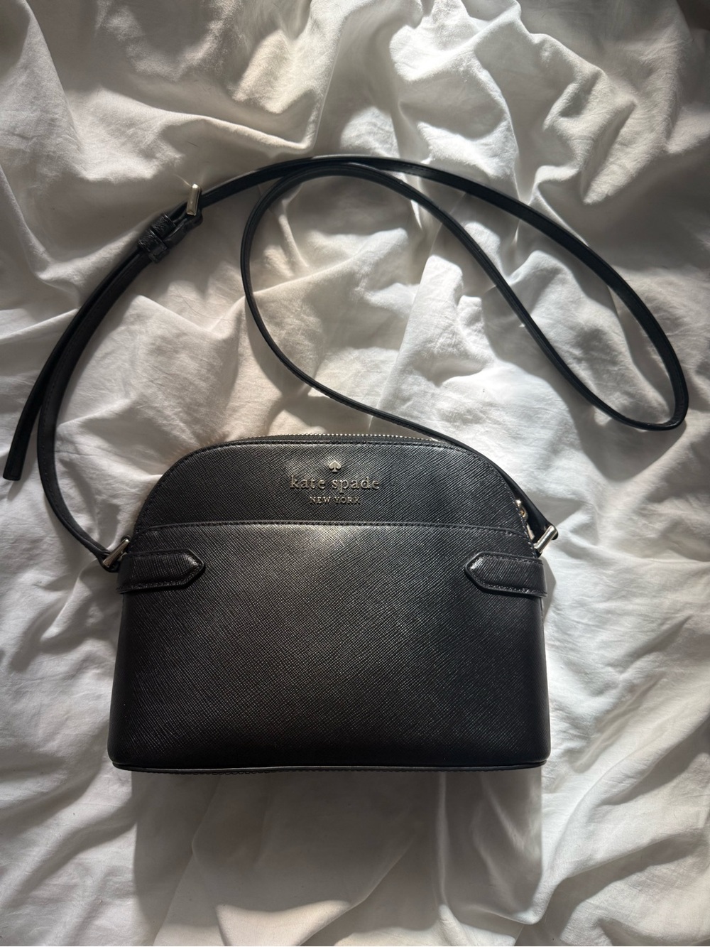 kate spade Black Saffiano Crossbody Bag